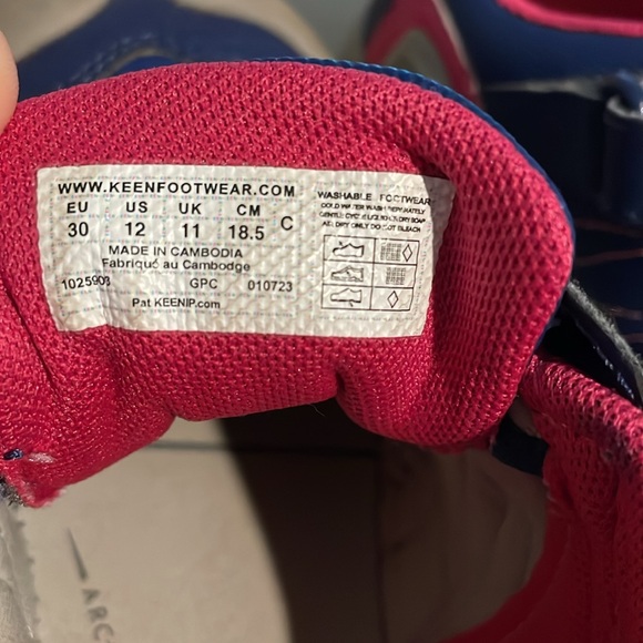 KEEN Kids' Knotch Peak Alternate Closure Lightweight Durable Sneaker, 12 - Picture 6 of 6